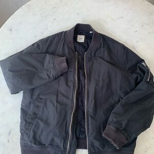 GAP Men's Black Bomber Jacket